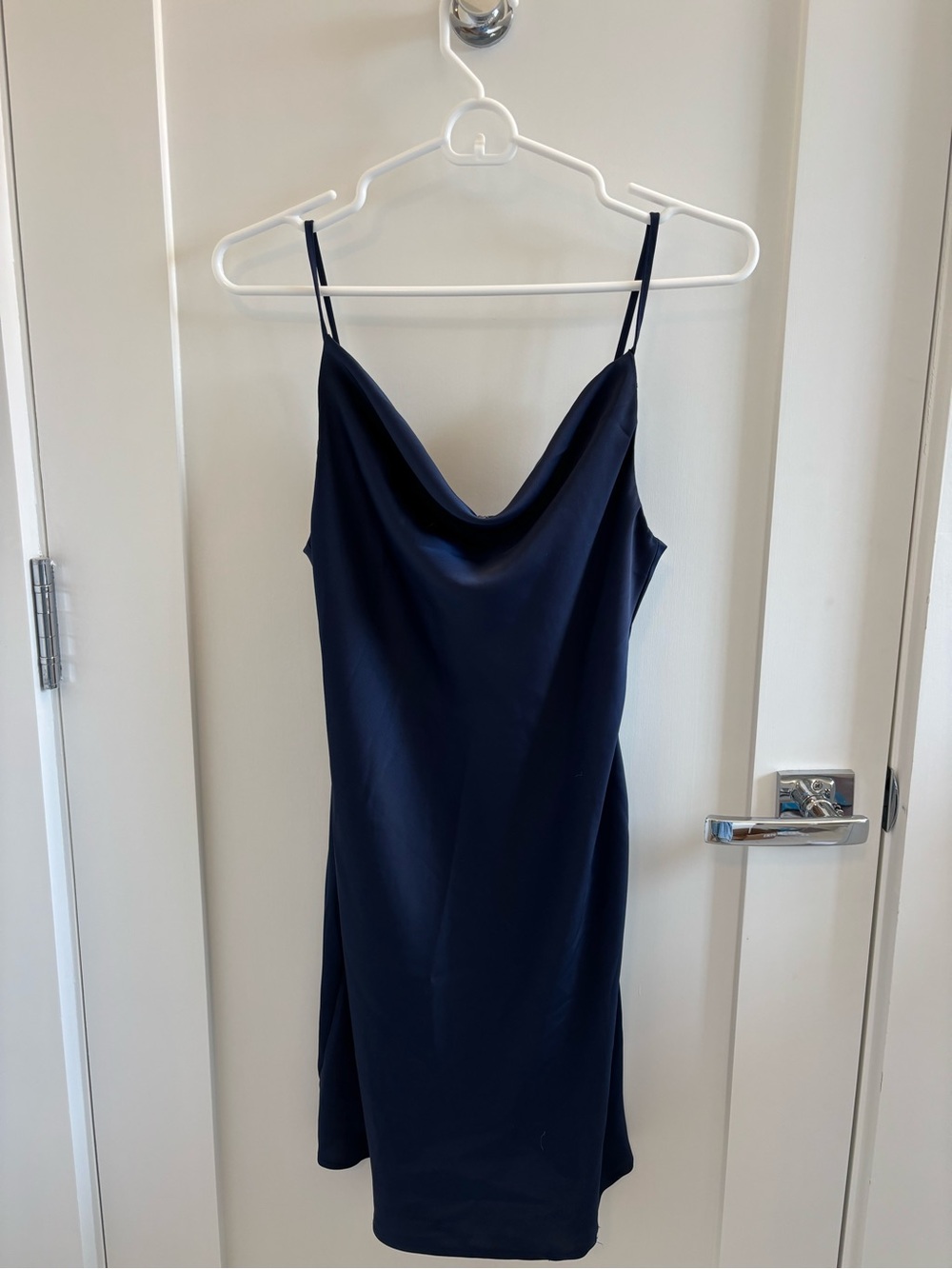 URBAN OUTFITTERS navy cowl neck size S